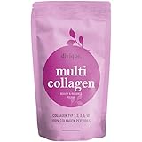 Divique Kollagen Pulver [500g] - Premium Collagen Complex Typ 1, 2, 3, 5, 10 -...