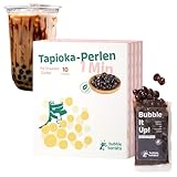 Bubble Barista Bubble Tea Instant Tapioka Perlen Set (10x Packungen) - Fertige...