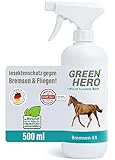 Green Hero Bremsen-EX Spray 500 ml für Pferde Insektenschutz gegen Bremsen,...