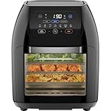 Chefman Multifunktionale Digitale Heißluftfritteuse + Rotisserie, Dörrautomat,...