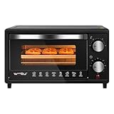 WOLTU Minibackofen 10 Liter, 650 Watt Toasterofen | Pizzaofen | Backblech mit...
