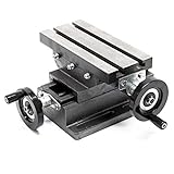 Wiltec 2-Achsen Kreuztisch 170x85 mm, Frästisch mit 100 mm X Achse, 80 mm Y...