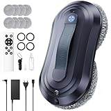 Yeerain Fensterputzroboter mit Sprühfunktion, Turbo Boost Saugkraft 7000Pa,...