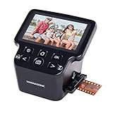 Magnasonic All-in-One 24MP-Filmscanner mit großem 5'-Display & HDMI,...