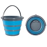 BRAMBLE Faltbarer Silikon Eimer 10 L - Pop-up Putzeimer & Waschschüssel -...