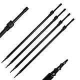 A&N 4 Stück Rutenhalter Bankstick Storm Pole Alu Drill 50-90cm teleskopierbar...