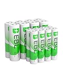 EBL AA und AAA Akku Set - 16 Stück, wiederaufladbare Batterien AA und AAA