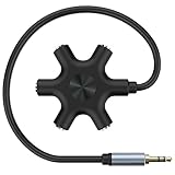 5-Jack Multi Kopfhörer Audio Splitter Spritzgießen mit Kopfhörer Splitter...