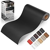 FBKOQKU Leder kunstleder selbstklebend Schwarz, 10 x 200cm leder reparatur set,...