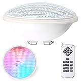 Kingwen 40W RGBW LED Poolbeleuchtung LED Poolbeleuchtung Unterwasser Mit...