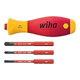 Wiha Schraubendreher mit Bithalter Set SoftFinish slimVario electric 4-tlg. mit...