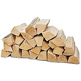 Flameup Brennholz Buche, Kaminholz mit Rinde, Buchenholz, Feuerholz für Ofen,...