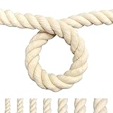 FOSER Baumwollseil, Makramee Garn, BaumwollKordel für DIY Handwerk, Dekorative...