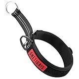 OneTigris Zug-Stopp Hundehalsband, Weich Gepolstert Breites Hundehalsband mit...