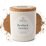 POTLUCK | Brotback Gewürz | Gewürzzubereitung im Keramiktopf | 50g | Vegan,...