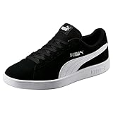 PUMA Unisex Puma Smash V2 Sneaker, Puma Black Puma White Puma Silver, 46 EU