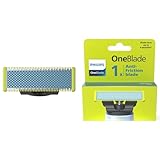 Philips OneBlade First Shave Klingen - 1x Anti-Friction Ersatzklingen, Rasieren...