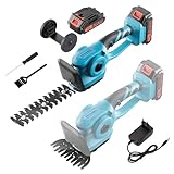 21V Brushless Akku Heckenschere mit Akku und Ladegerät, Elektrische...