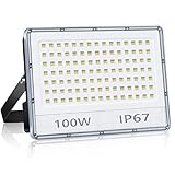 ANNIFUNLY LED Strahler Außen 100W 10000LM, Super Hell LED Fluter, LED...