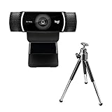 Logitech C922 PRO Webcam mit Stativ, Full-HD 1080p, 78° Sichtfeld, Autofokus,...