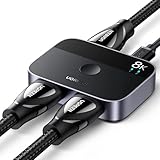 UGREEN HDMI Switch 8K@60Hz 4K@144/120/60Hz, Aluminium 2 in 1 Out/1 in 2 Out...