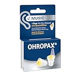 OHROPAX Music Ohrstöpsel – mit Spezialfilter – unverfälschter Klang bei...