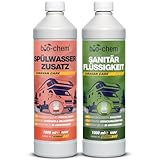 bio-chem Campingtoiletten-Zusätze: Mikrobiologische Sanitärflüssigkeit 1 L +...
