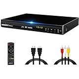 Blu-Ray Player für TV, WISCENT DVD Player mit Koaxial/HDMI/AV/Ausgang,...