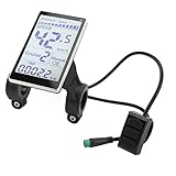 ciciglow EBike LCD Display, 5 Pin 24V 36V 48V 60V E Scooter M5 LCD Panel...