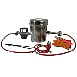 8KG Propangas-Schmelzofen-Set Dual Brennern, mit 8KG Graphit-Tiegel, Zange und...