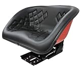 KLARA SEATS Schalensitz mit Federung Metall Rot, Polster SW