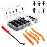 105 Stück Befestigungsclips set, 6 Größen Spreiznieten, kunststoffschrauben,...