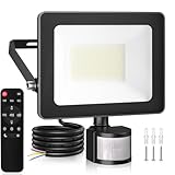 MEIKEE 35W LED Strahler mit Bewegungsmelder Außen 3440LM 6500K Kaltweiß 3 Modi...