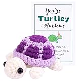 Mwmoeen Lustige Positive Schildkröte Strickpuppe, Pocket Hug Geschenk...
