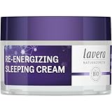 lavera Re-Energizing Sleeping Cream - natürliche Zellerneuerung - Revitalisiert...