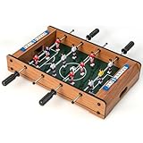 COSTWAY Mini Tischkicker, Tischfußball für 2 Spieler mit robustem Griff, 2...