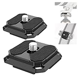NEEWER 2er Pack Schnellwechselplatte 38mm quadratisch Arca Typ QR...