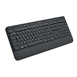 Logitech Signature K650 Comfort kabellose Tastatur mit Handballenauflage, BLE...