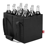 achilles Flaschentasche 12 Fächer je 1,5 Liter – Reißfester Flaschenkorb mit...