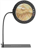 ARTDOT 10X Lupe mit Licht und Ständer, Lupenleuchte mit 144 LEDs, 5...