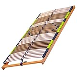 DaMi 7-Zonen Lattenrost Relax NV 120x200cm I mit 6 Härtestufen, Made in...