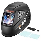 GoGonova Automatik Schweißhelm, Schweißmaske mit 4 Sensoren, Großes...