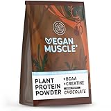 Alpha Foods Protein + Creatin - Veganes Proteinpulver mit 21g Eiweiß, BCAA &...