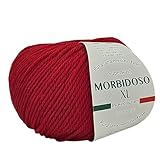 Morbidoso XL Strickgarn aus 100% Merinowolle, einlaufsicher, zum Häkeln und...