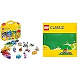 LEGO 10713 Classic Bausteine Starterkoffer & 11023 Classic Grüne Bauplatte,...