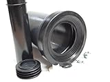 Haas - Wall WC-Anschlusssets - 180 mm Länge - mit Lippendichtung DN 90/110,...