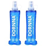 DORNNA® - 2x1 TPU Faltbare Trinkflaschen, Soft Flask, Wasserflasche BPA-Frei...