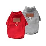 2 Stück/3 Stück Fleece Hundepullover für kleine Hunde, weicher Warmer...