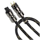 JJmooer 10awg Geschirmt HiFi-netzkabel, Mit Ferrit Ring, High-End Audiophile...