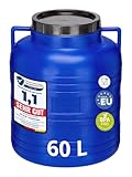 Garronda 60 Liter BPA-freies Fass und Futtertonne, Weithalsfass, Wassertank und...